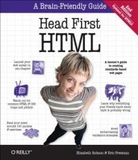 Head First HTML and CSS - Elisabeth Robson - cover