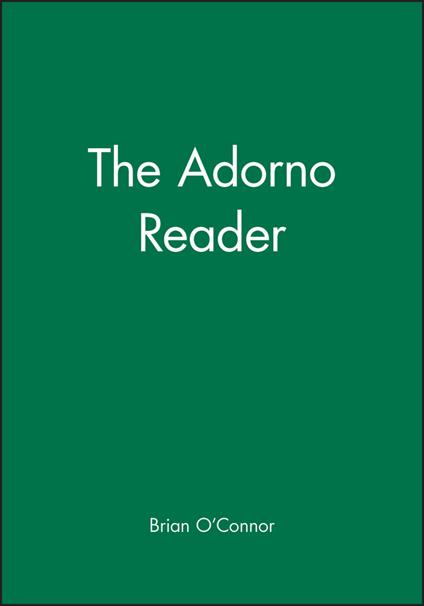 The Adorno Reader - cover