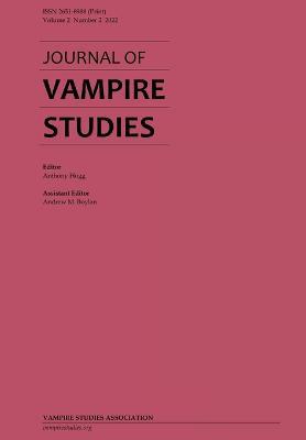 Journal of Vampire Studies: Vol. 2, No. 2 (2022) - cover