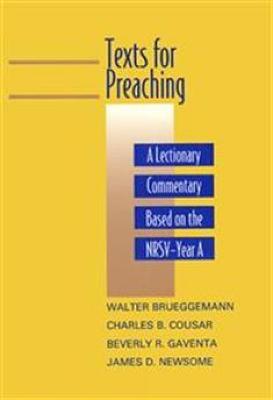 Texts for Preaching, Year A: A Lectionary Commentary Based on the NRSV - cover