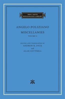 Miscellanies - Angelo Poliziano - cover
