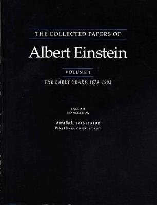 The Collected Papers of Albert Einstein, Volume 1 (English): The Early Years, 1879-1902. (English translation supplement) - Albert Einstein - cover