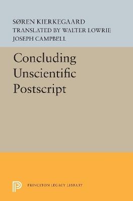 Concluding Unscientific Postscript - Soren Kierkegaard - cover