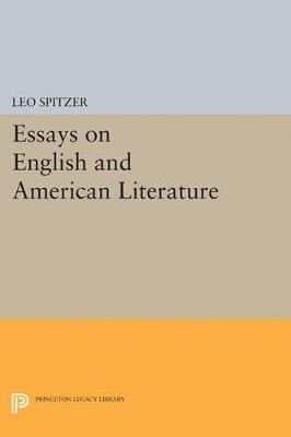 Essays on English and American Literature - Leo Spitzer - cover