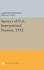 Surveys of U.S. International Finance, 1952