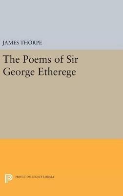 The Poems of Sir George Etherege - cover