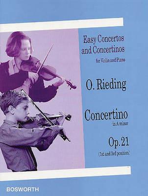 Concertino in La minor op. 21 - Oskar Rieding - copertina