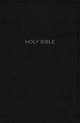 NKJV, Thinline Bible, Compact, Leathersoft, Black, Red Letter, Comfort Print: Holy Bible, New King James Version - Thomas Nelson - cover