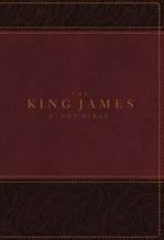 KJV, The King James Study Bible, Leathersoft, Burgundy, Red Letter, Full-Color Edition: Holy Bible, King James Version