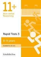 11+ Non-verbal Reasoning Rapid Tests Book 3: Year 4, Ages 8-9 - Rebecca Schofield & Sims,Brant - cover