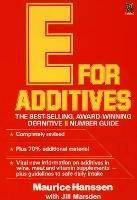 E for Additives - Maurice Hanssen - cover