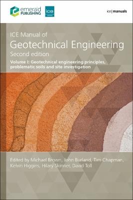 ICE Manual of Geotechnical Engineering Volume 1: Geotechnical engineering principles, problematic soils and site investigation - cover