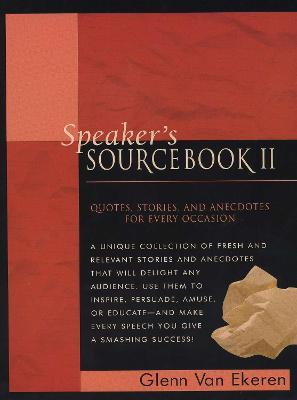 Speakers Sourcebook II - Glenn Van Ekeren - cover