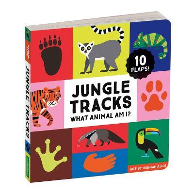 Jungle Tracks Lift-the-Flap Board Book - Mudpuppy - cover