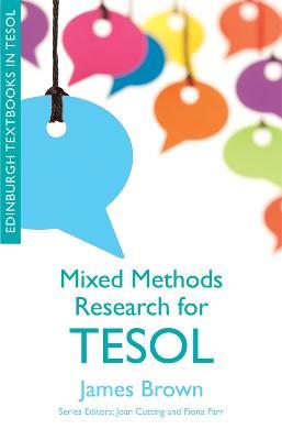 Mixed Methods Research for TESOL - James Brown - cover