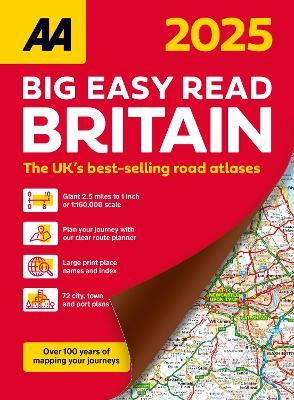 AA Big Easy Read Atlas Britain 2025 - cover