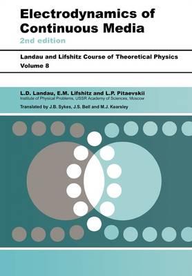 Electrodynamics of Continuous Media: Volume 8 - L D Landau,L. P. Pitaevskii,E.M. Lifshitz - cover