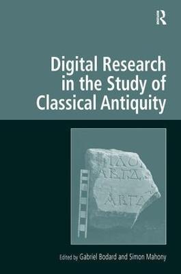 Digital Research in the Study of Classical Antiquity - cover