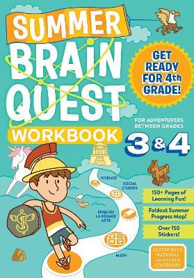 Summer Brain Quest: Between Grades 3 & 4 - Claire Piddock,Persephone Walker,Workman Publishing - cover