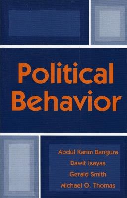 Political Behavior - Abdul Karim Bangura,Dawit Isayas,Gerald Smith - cover