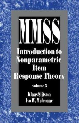 Introduction to Nonparametric Item Response Theory - Klaas Sijtsma,Ivo W. Molenaar - cover