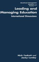 Leading and Managing Education: International Dimensions