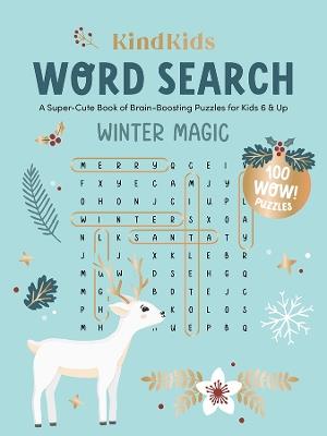 KindKids Word Search Winter Magic: A Super-Cute Book of Brain-Boosting Puzzles for Kids 6 & Up - Better Day Books - cover