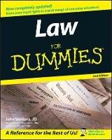 Law For Dummies - John Ventura - cover