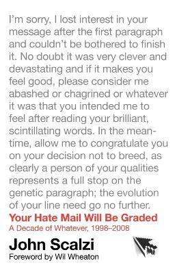 Your Hate Mail Will Be Graded - John Scalzi - cover