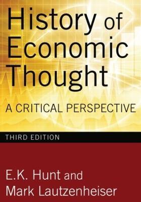 History of Economic Thought: A Critical Perspective - E. K. Hunt,Mark Lautzenheiser - cover