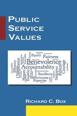 Public Service Values - Richard C. Box - cover