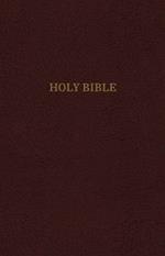 KJV Holy Bible: Personal Size Giant Print with 43,000 Cross References, Burgundy Leather-Look, Red Letter, Comfort Print: King James Version