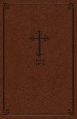 KJV Holy Bible: Value Compact Thinline, Brown Leathersoft, Red Letter, Comfort Print: King James Version - Thomas Nelson - cover