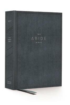 NET, Abide Bible, Cloth over Board, Blue, Comfort Print: Holy Bible - cover