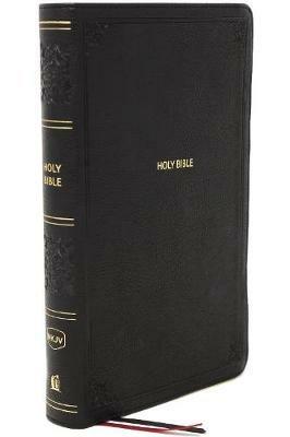NKJV, End-of-Verse Reference Bible, Personal Size Large Print, Leathersoft, Black, Thumb Indexed, Red Letter, Comfort Print: Holy Bible, New King James Version - Thomas Nelson - cover