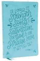 NKJV, Thinline  Bible, Verse Art Cover Collection, Leathersoft, Teal, Red Letter, Comfort Print: Holy Bible, New King James Version - Thomas Nelson - cover