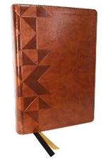 NKJV, The Bible Study Bible, Leathersoft, Brown, Comfort Print: A Study Guide for Every Chapter of the Bible