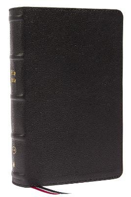 KJV, Personal Size Large Print Single-Column Reference Bible, Genuine Leather, Black, Red Letter, Comfort Print: Holy Bible, King James Version - Thomas Nelson - cover