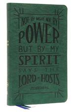 NKJV, Thinline Youth Edition Bible, Verse Art Cover Collection, Leathersoft, Green, Red Letter, Comfort Print: Holy Bible, New King James Version