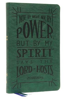 NKJV, Thinline Youth Edition Bible, Verse Art Cover Collection, Leathersoft, Green, Red Letter, Comfort Print: Holy Bible, New King James Version - Thomas Nelson - cover