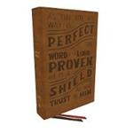 NKJV, Personal Size Reference Bible, Verse Art Cover Collection, Leathersoft, Tan, Red Letter, Comfort Print: Holy Bible, New King James Version