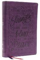 NKJV, Giant Print Center-Column Reference Bible, Verse Art Cover Collection, Leathersoft, Purple, Red Letter, Comfort Print: Holy Bible, New King James Version - Thomas Nelson - cover