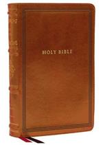 KJV, Wide-Margin Reference Bible, Sovereign Collection, Leathersoft, Brown, Red Letter, Comfort Print: Holy Bible, King James Version