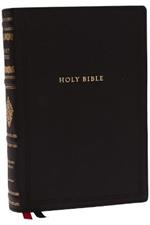 KJV, Wide-Margin Reference Bible, Sovereign Collection, Genuine Leather, Black, Red Letter, Comfort Print: Holy Bible, King James Version