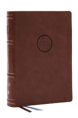 Life in Christ Bible: Discovering, Believing, and Rejoicing in Who God Says You Are  (NKJV, Brown Leathersoft, Thumb Indexed, Red Letter, Comfort Print) - Thomas Nelson - cover