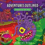 D&D Adventures Outlined Coloring Book