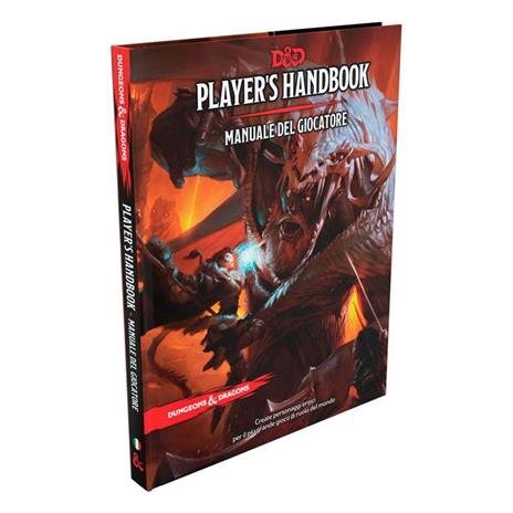 D&D Dungeons & Dragons Next Players Handbook Hc. In italiano - Wizards of  the Coast - Giochi di ruolo e strategia - Giocattoli