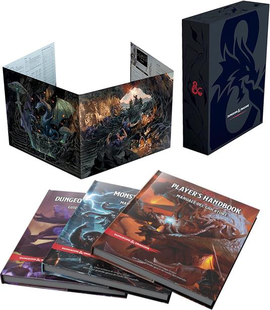 D&D Dungeons & Dragons Core Rulebook Gift Set 2018. In italiano - 2