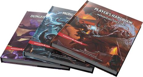 D&D Dungeons & Dragons Core Rulebook Gift Set 2018. In italiano - 3