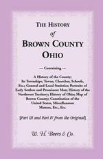 The History of Brown County, Ohio